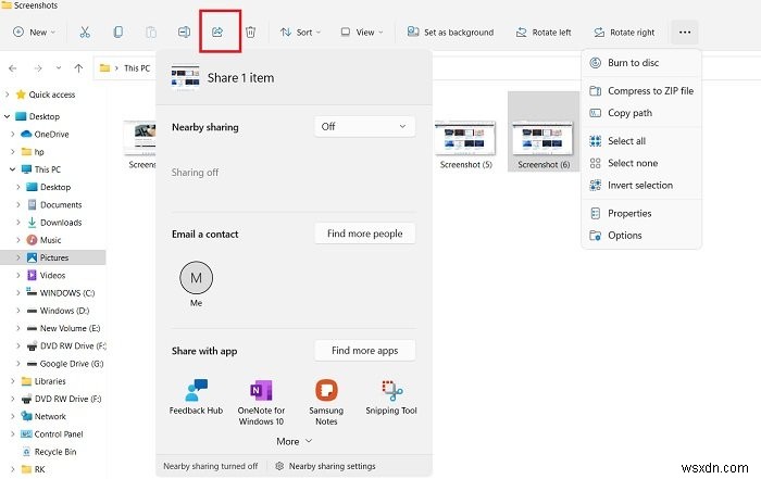 How to take a screenshot in Windows 11/10