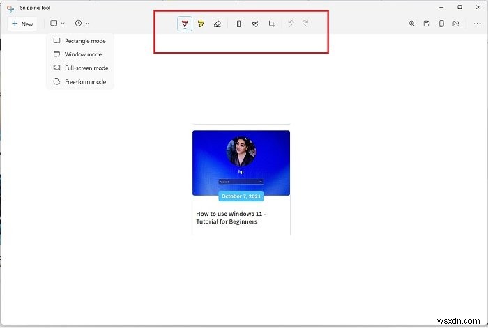 How to take a screenshot in Windows 11/10