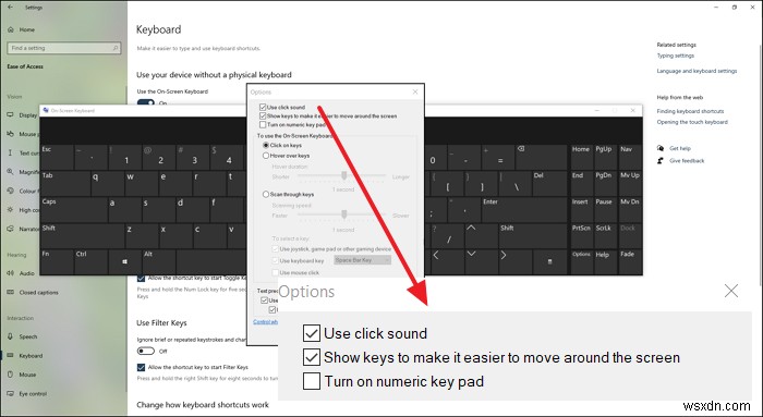 How to Turn Off Keyboard Sound for On-Screen Keyboard in Windows 10