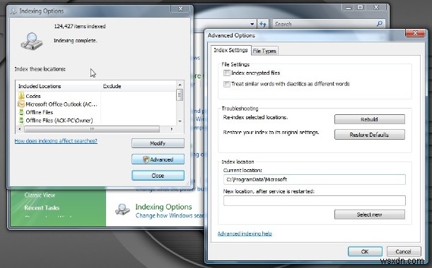Windows Search Indexer stopped working and was closed; Search Failed to Initialize in Windows 11/10