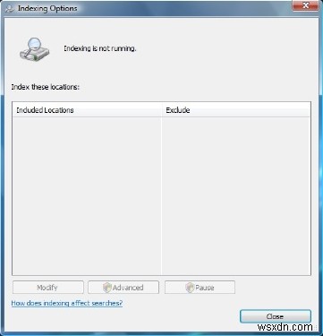 Windows Search Indexer stopped working and was closed; Search Failed to Initialize in Windows 11/10