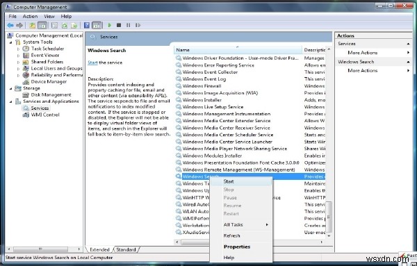 Windows Search Indexer stopped working and was closed; Search Failed to Initialize in Windows 11/10