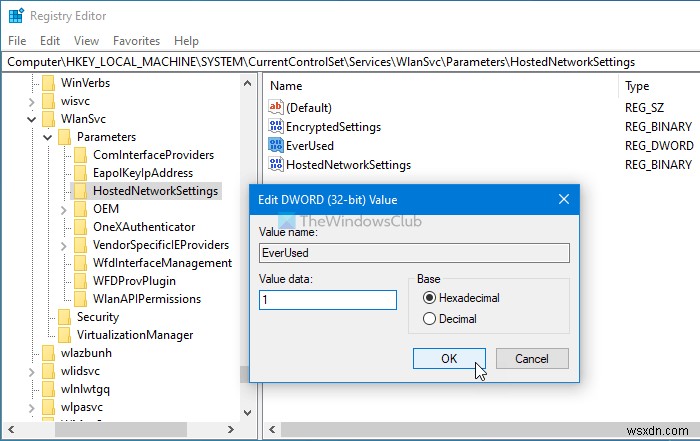 Microsoft Hosted Network Virtual Adapter missing in Device Manager of Windows 10