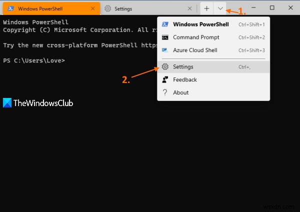 How to change font size and font weight for a Windows Terminal profile in Windows 10