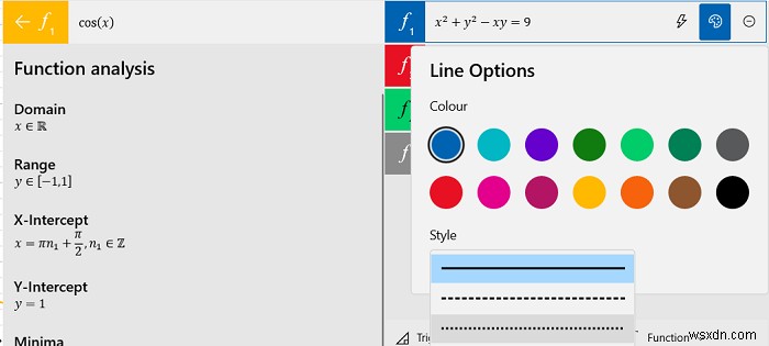 How to use the Graphing Calculator in Windows 10