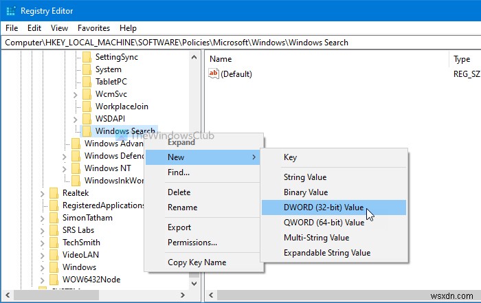 How to prevent Windows from automatically adding Shared Folders to Search Index