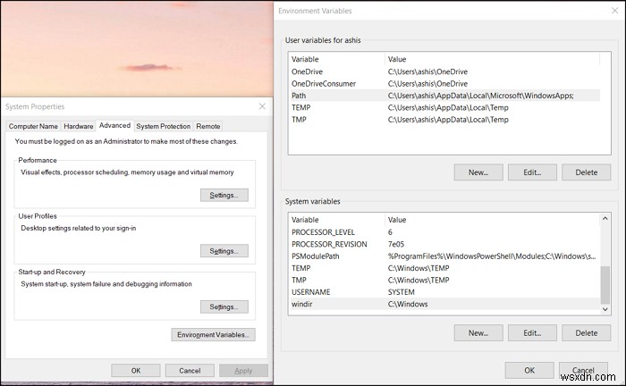 Windows cannot find Windir System32 exe on Windows 11/10