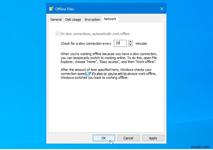 Always available offline option is missing in context menu