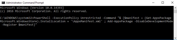 We encountered an error, Please try signing in later Microsoft Store error