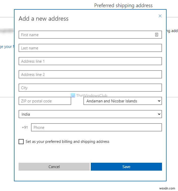 Unable to purchase apps from Microsoft Store