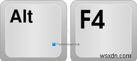 Alt + F4 not working on Windows 11/10