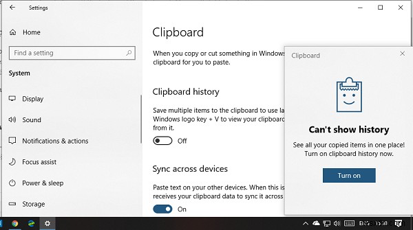 How to Turn On/Off and Clear Clipboard History in Windows 11/10