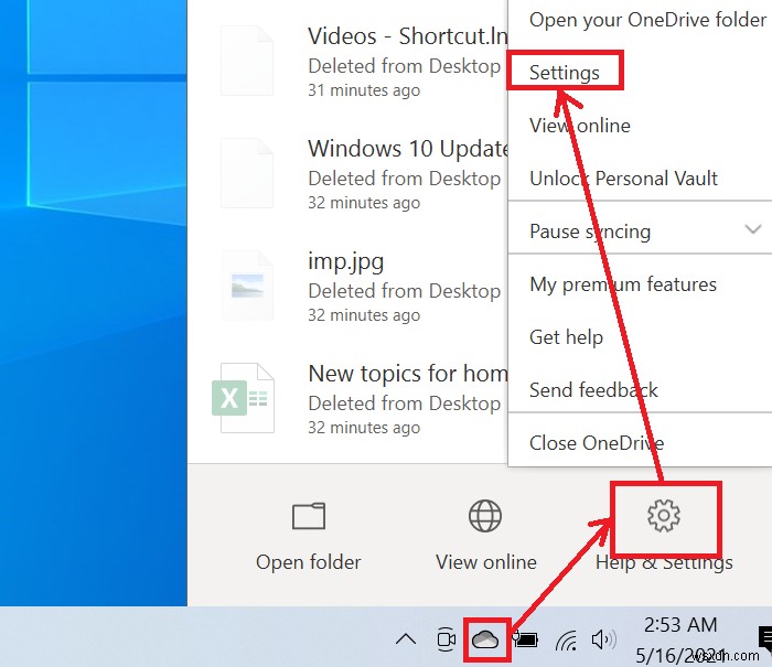 How to check OneDrive storage space