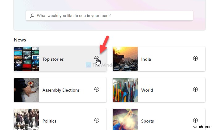 How to add or remove Topics on News and Interests in Windows 11/10