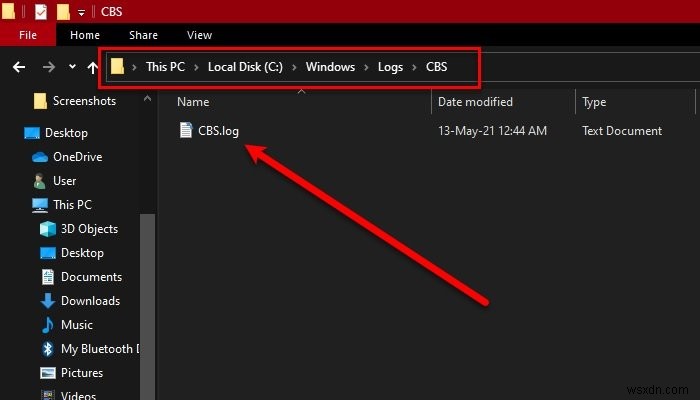 What is CBS.log? How to read CBS.log file in Windows 10