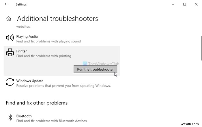Network Printer errors 0x00000002, 0x0000007a, 0x00004005, 0x00000057, 0x00000006