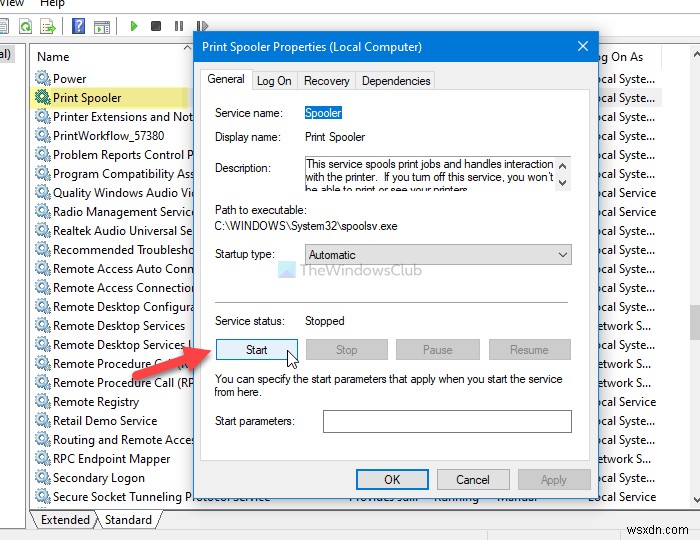 Network Printer errors 0x00000002, 0x0000007a, 0x00004005, 0x00000057, 0x00000006