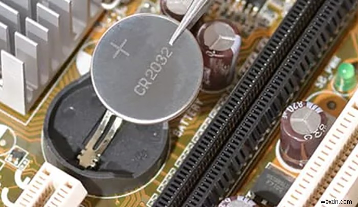 How to reset or clear CMOS on Windows 10