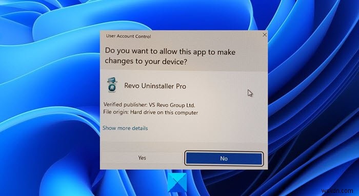 Change, Enable, Disable User Account Control (UAC) settings in Windows 11/10