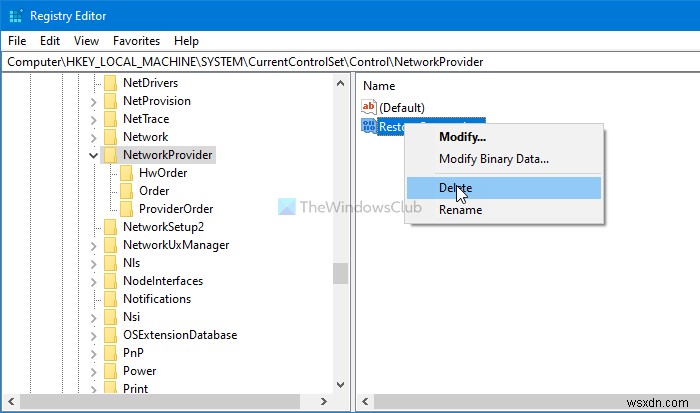How to turn on or off Could not reconnect all network drives notifications