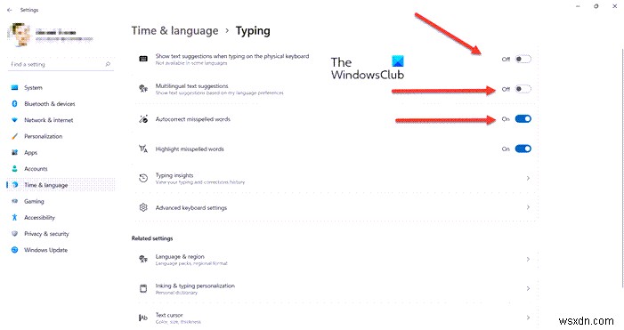 How to enable Text Prediction for Hardware Keyboard in Windows 11/10