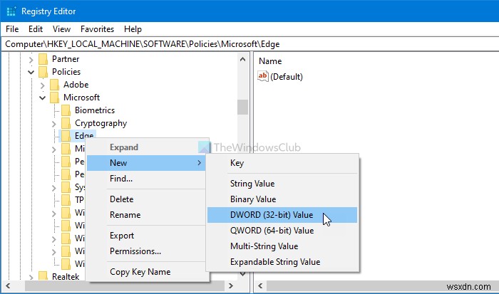 How to enforce Google SafeSearch in Microsoft Edge in Windows 10
