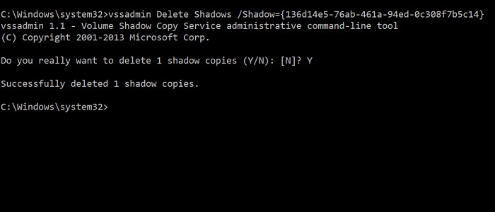 How to delete individual or specific System Restore Point in Windows 11/10