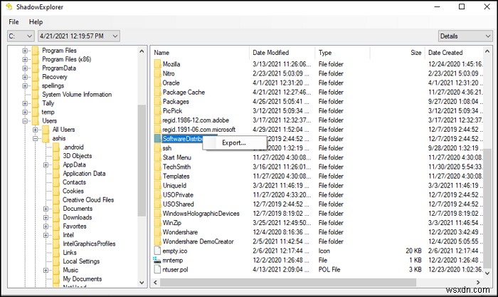 How to recover files from a System Restore Point in Windows 10