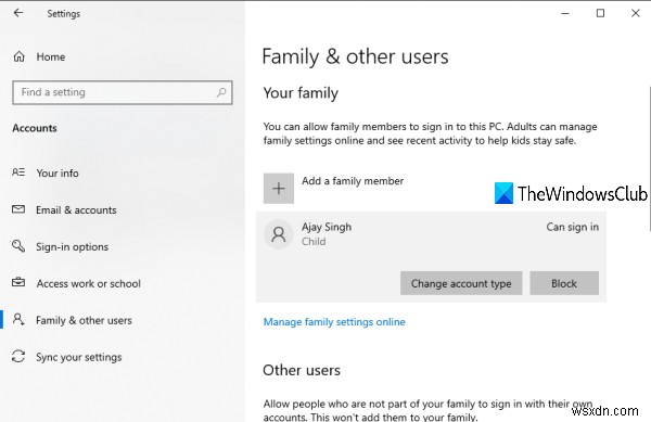 This device is locked because of family settings for screen time