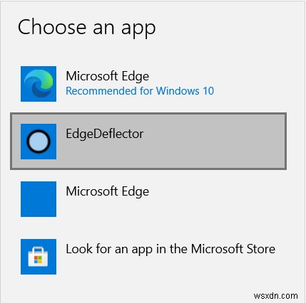How to open News and Interests links in your default browser; Not Edge