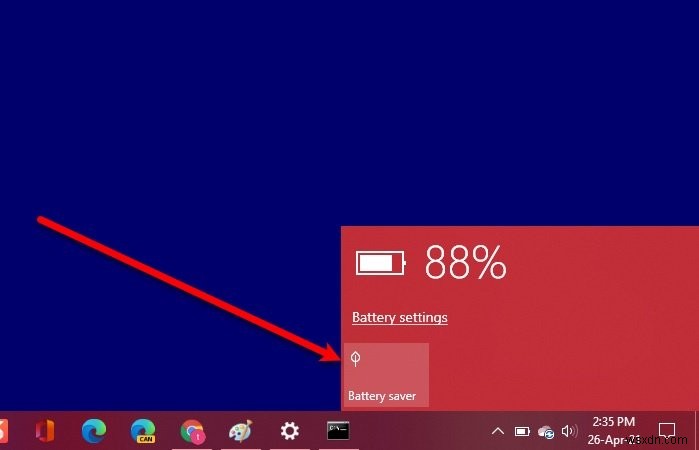 How to Enable or Disable Battery Saver in Windows 11/10
