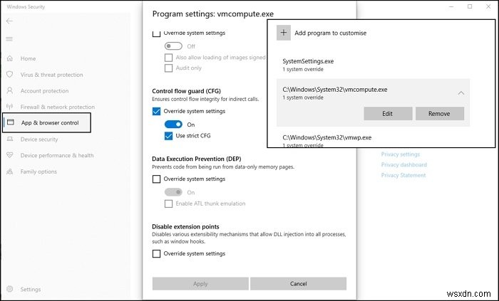 WslRegisterDistribution failed with error: 0x80370114