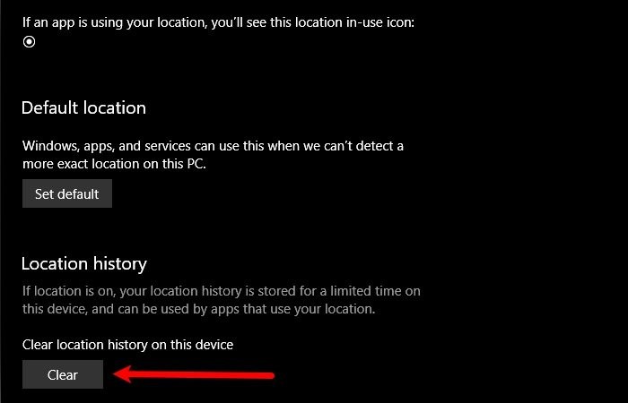 How to change Location settings in Windows 11/10