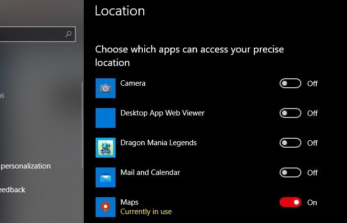 How to change Location settings in Windows 11/10