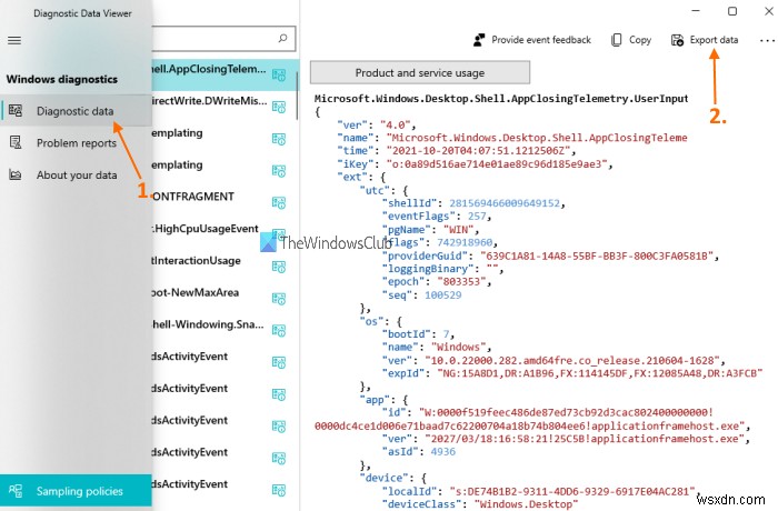 How to enable and use Diagnostic Data Viewer in Windows 11/10