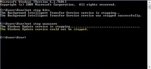 Fix The Windows Update service could not be stopped