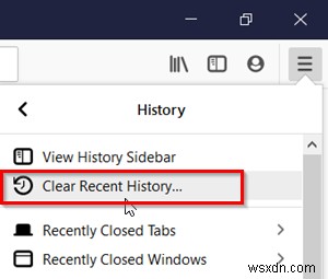 How to clear Cache, Cookies, Browsing History in Chrome and Firefox