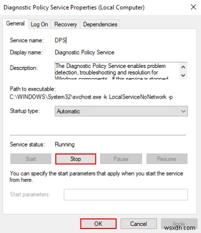 Service Host: Diagnostic Policy Service 100% Disk Usage on Windows 11/10