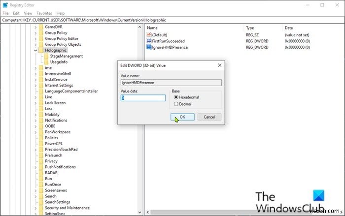 How to change Desktop and Windows Mixed Reality Input Switching in Windows 10