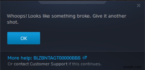How to fix World of Warcraft error BLZBNTAGT00000BB8 quickly