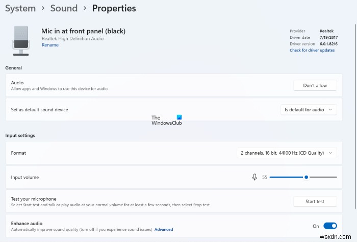 How to set up Preferred Speaker & Microphone for different Apps in Windows 11/10