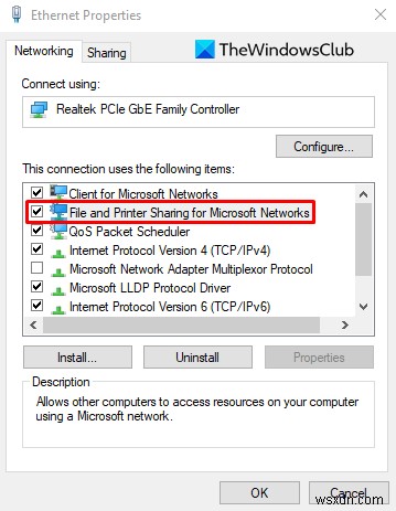 How to Turn On or Off File and Printer Sharing in Windows 11/10
