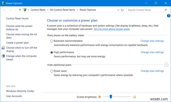 How to adjust Screen Brightness on Windows 11/10 laptop