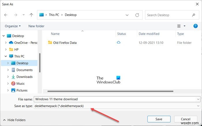 How to create, save, use, delete Themes in Windows 11/10