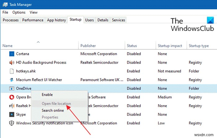 Remove dead Startup programs or Invalid entries from Task Manager in Windows 11/10