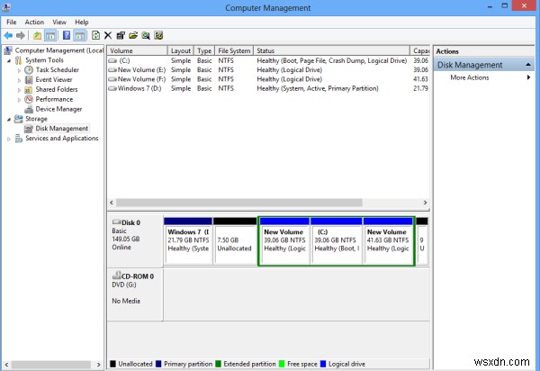 Create New, Resize, Extend Partition using Disk Management Tool in Windows 11/10