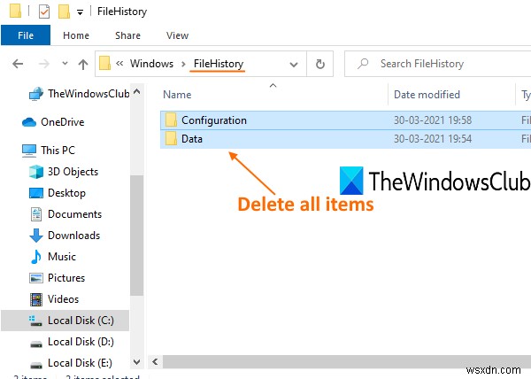 Fix File History Error 80070005 on Windows 11/10