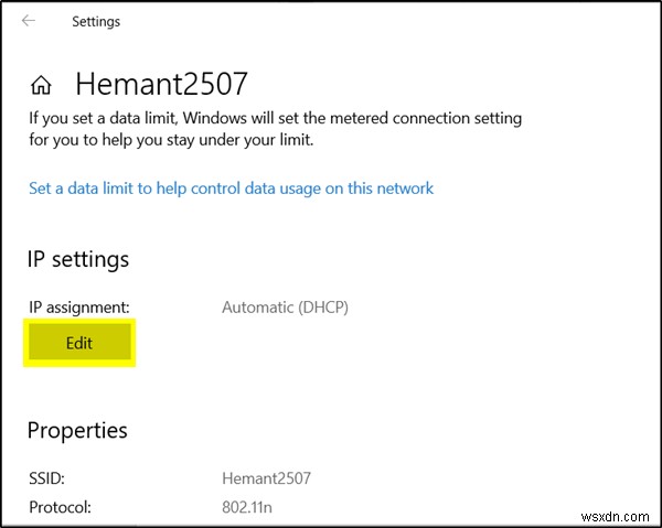 How to set a Static IP Address in Windows 11/10