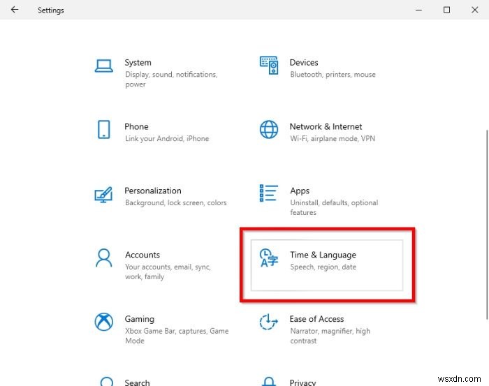 How to change the 24 hour clock to 12 hour in Windows 10