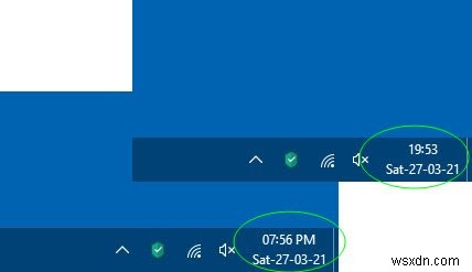 How to change the 24 hour clock to 12 hour in Windows 10